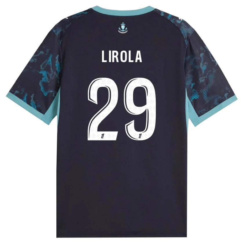 Danxen Hombre Camiseta Pol Lirola #29 Turquesa Pálido Blanco Negro 2ª Equipación 2026/27 La Camisa México