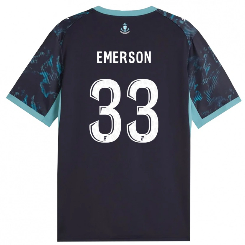 Danxen Hombre Camiseta Emerson Palmieri Dos Santos #33 Turquesa Pálido Blanco Negro 2ª Equipación 2026/27 La Camisa México