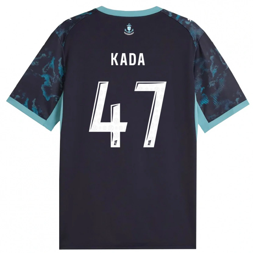 Danxen Hombre Camiseta Joakim Kada #47 Turquesa Pálido Blanco Negro 2ª Equipación 2026/27 La Camisa México