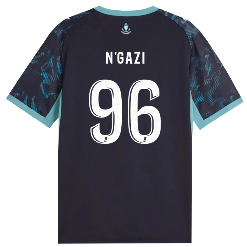 Danxen Hombre Camiseta Chloé N'gazi #96 Turquesa Pálido Blanco Negro 2ª Equipación 2026/27 La Camisa México