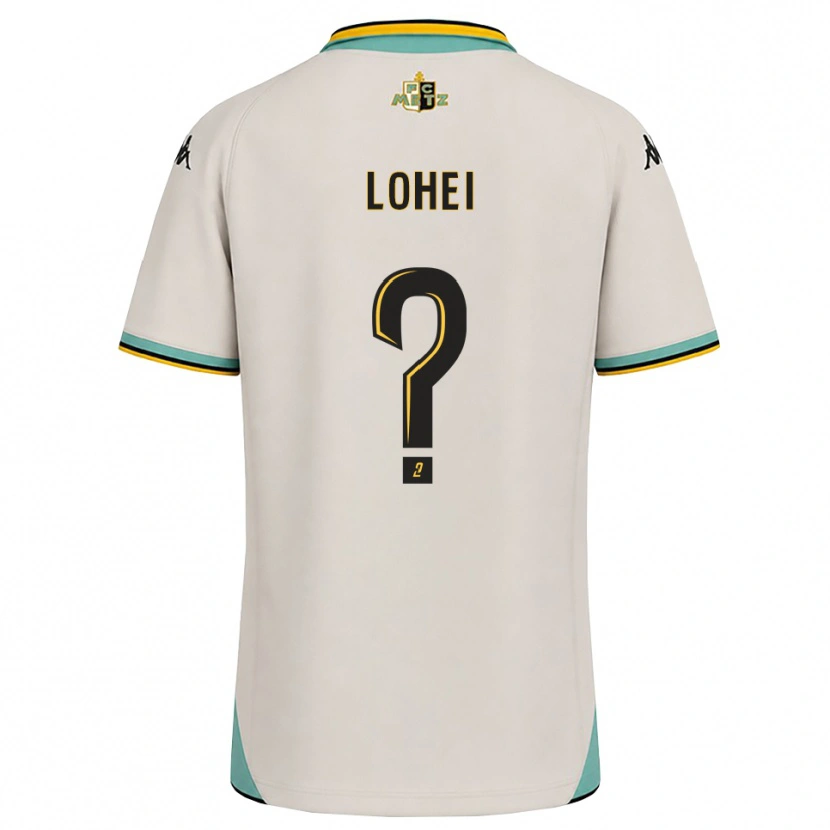 Danxen Hombre Camiseta Fabio Lohei #0 Blanco Floral Negro 2ª Equipación 2026/27 La Camisa México