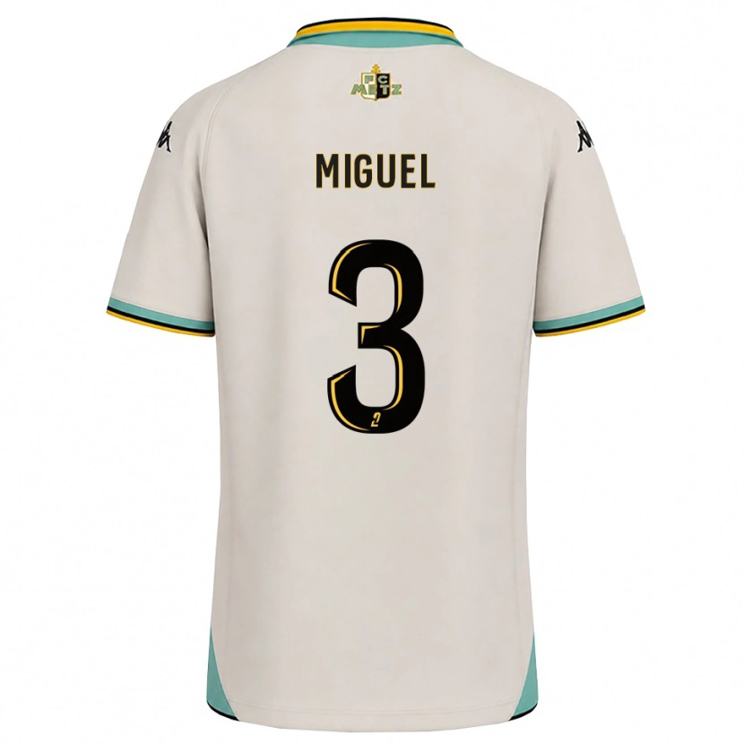 Danxen Hombre Camiseta Florian Miguel #3 Blanco Floral Negro 2ª Equipación 2026/27 La Camisa México