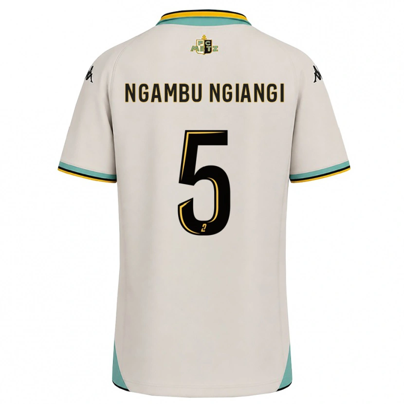 Danxen Hombre Camiseta Esther Ngambu Ngiangi #5 Blanco Floral Negro 2ª Equipación 2026/27 La Camisa México