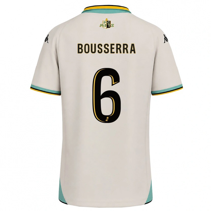 Danxen Hombre Camiseta Yanis Bousserra #6 Blanco Floral Negro 2ª Equipación 2026/27 La Camisa México