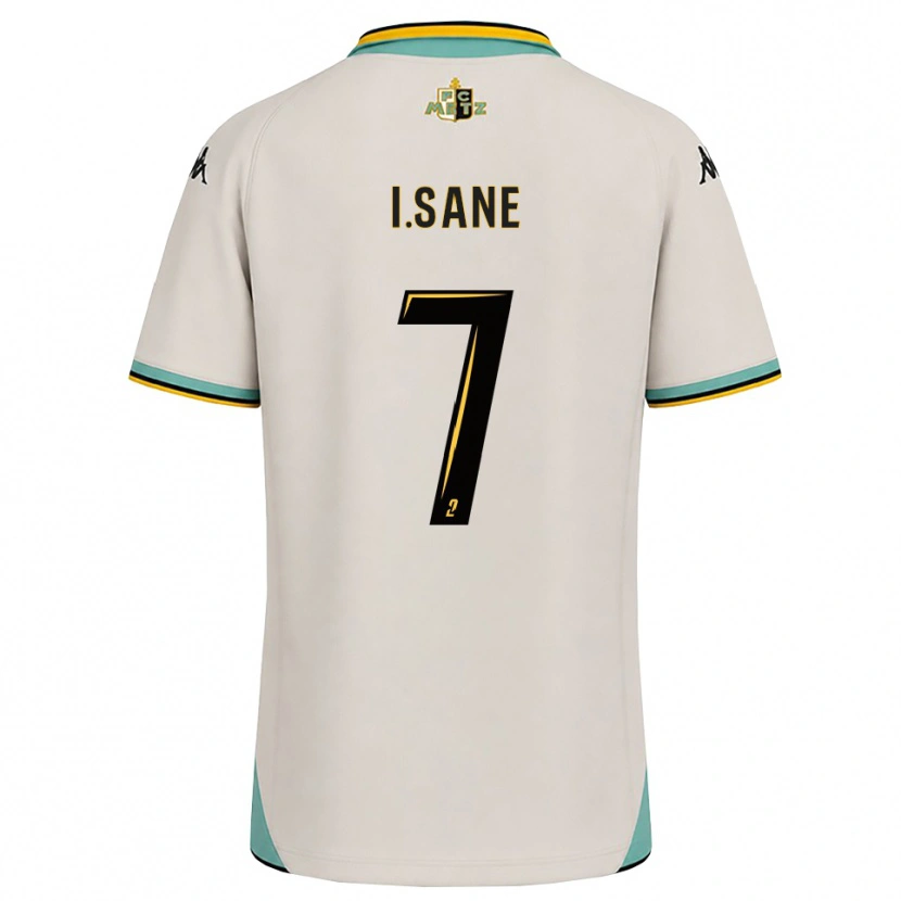 Danxen Hombre Camiseta Ibou Sané #7 Blanco Floral Negro 2ª Equipación 2026/27 La Camisa México