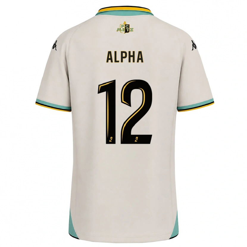 Danxen Hombre Camiseta Alpha Touré #12 Blanco Floral Negro 2ª Equipación 2026/27 La Camisa México