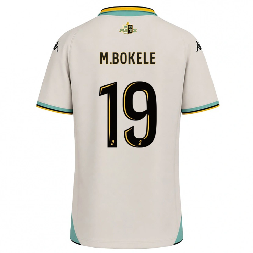 Danxen Hombre Camiseta Morgan Bokele #19 Blanco Floral Negro 2ª Equipación 2026/27 La Camisa México