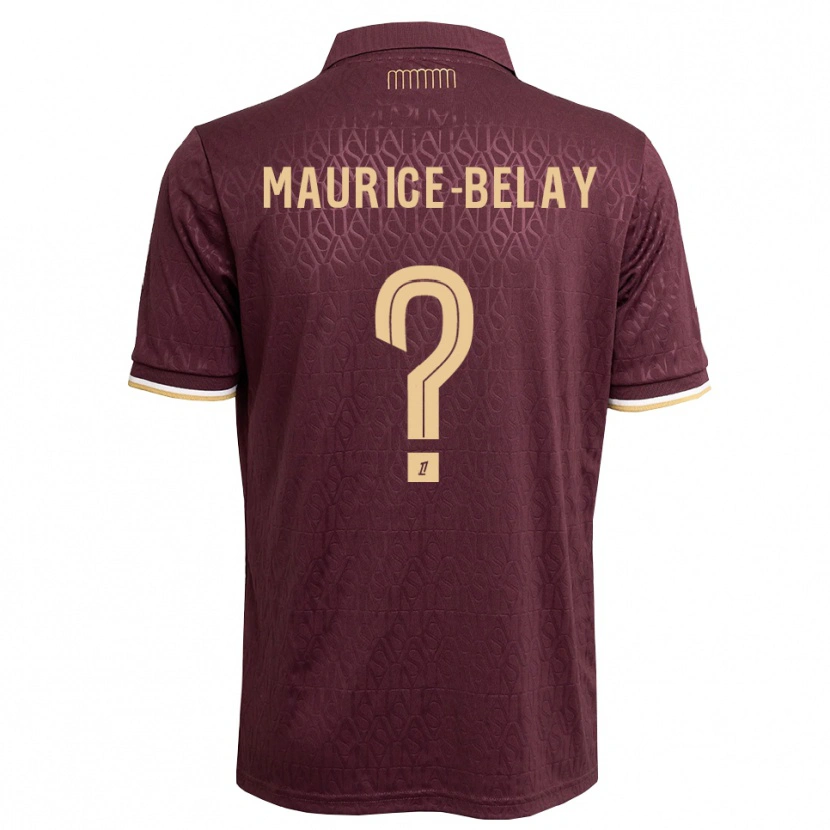 Danxen Hombre Camiseta Dwayne Maurice-Belay #0 Rojo Marrón Arena 2ª Equipación 2026/27 La Camisa México