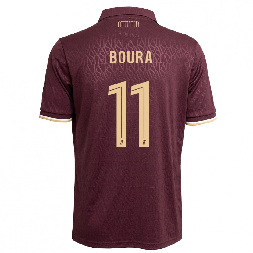 Danxen Hombre Camiseta Amal Boura #11 Rojo Marrón Arena 2ª Equipación 2026/27 La Camisa México