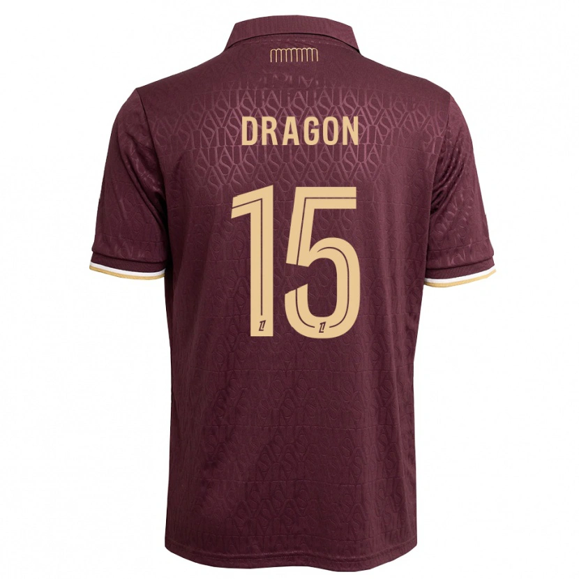 Danxen Hombre Camiseta Clément Dragon #15 Rojo Marrón Arena 2ª Equipación 2026/27 La Camisa México