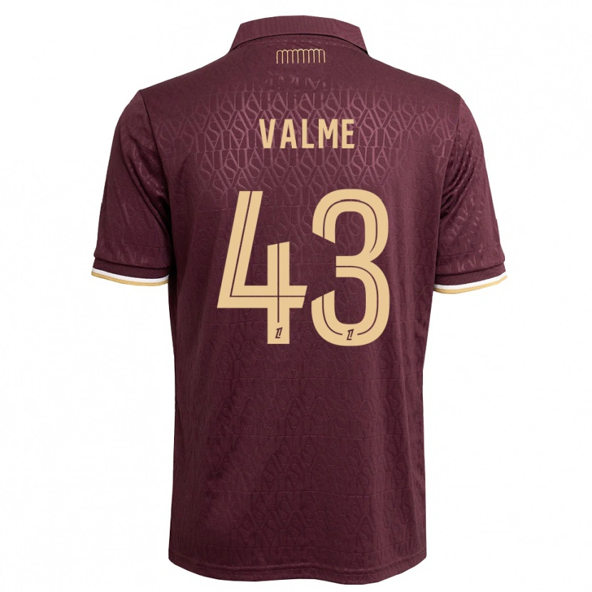 Danxen Hombre Camiseta Ritchy Valme #43 Rojo Marrón Arena 2ª Equipación 2026/27 La Camisa México