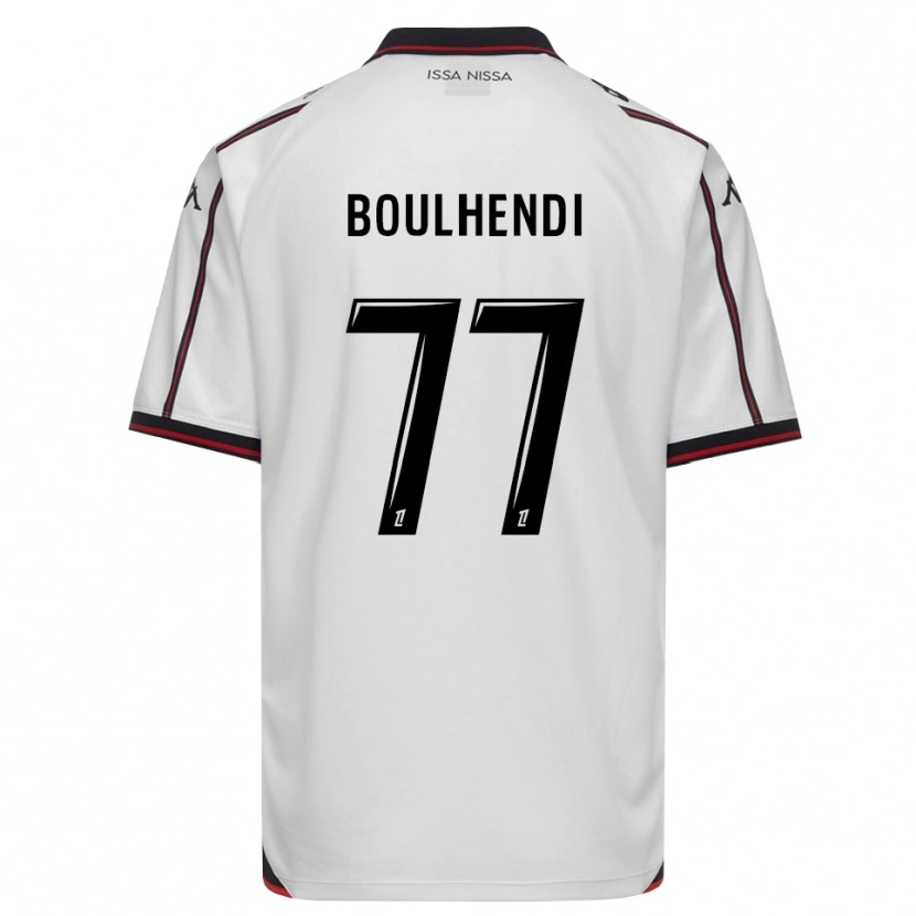 Danxen Hombre Camiseta Teddy Boulhendi #77 Negro Blanco 2ª Equipación 2026/27 La Camisa México