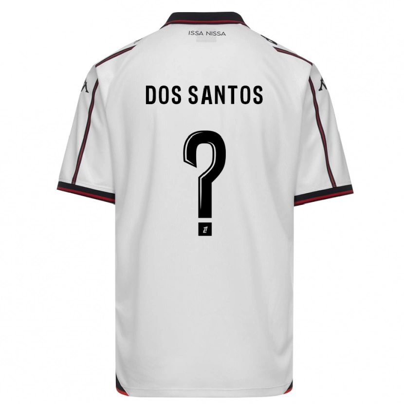 Danxen Hombre Camiseta Jeyzi Dos Santos #0 Negro Blanco 2ª Equipación 2026/27 La Camisa México