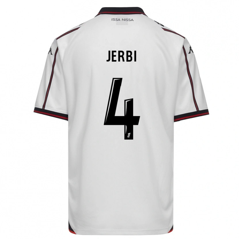 Danxen Hombre Camiseta Rayan Jerbi #4 Negro Blanco 2ª Equipación 2026/27 La Camisa México