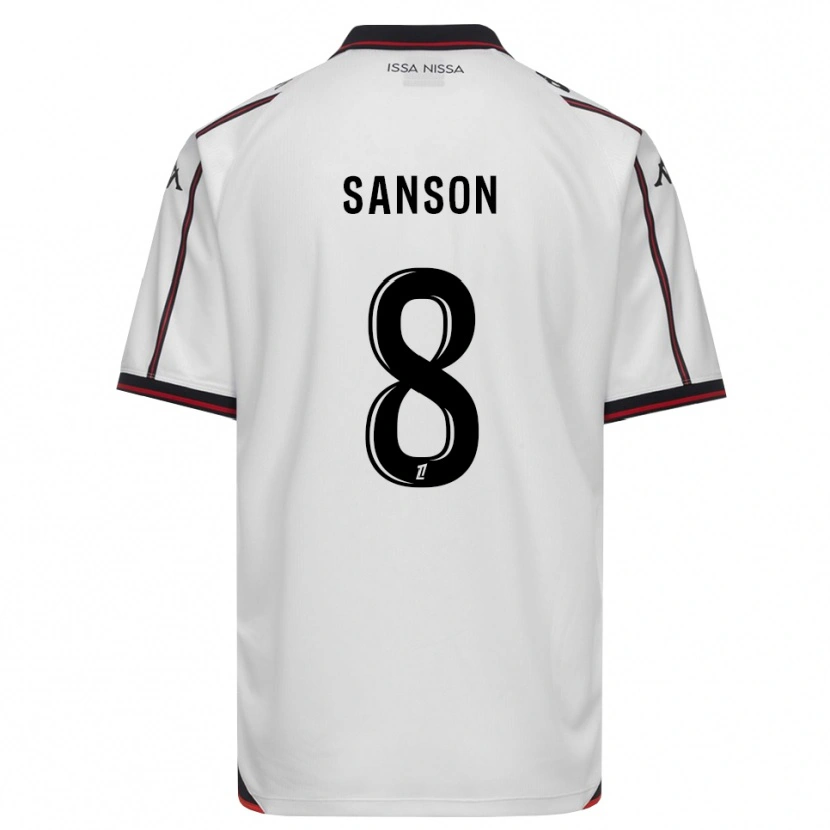 Danxen Hombre Camiseta Morgan Sanson #8 Negro Blanco 2ª Equipación 2026/27 La Camisa México
