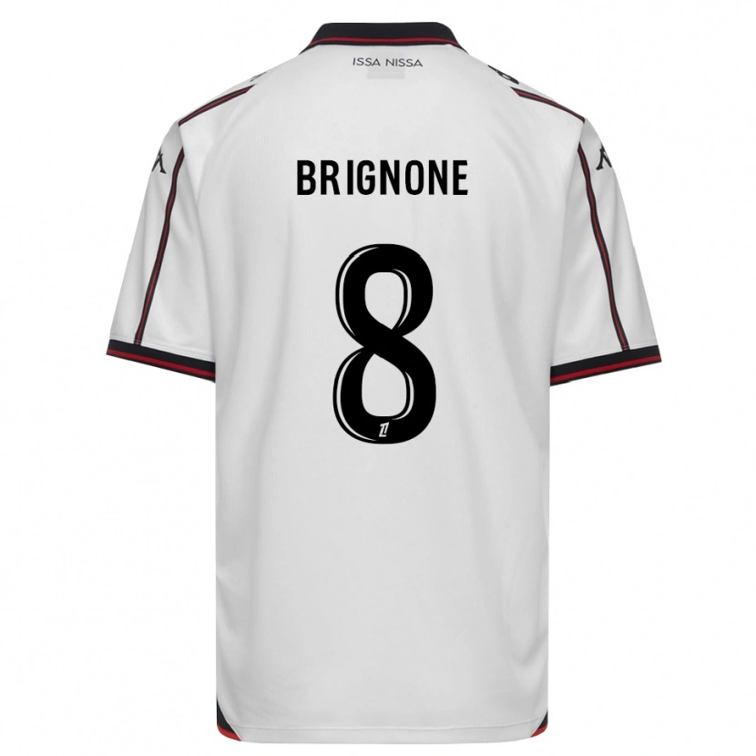 Danxen Hombre Camiseta Millan Brignone #8 Negro Blanco 2ª Equipación 2026/27 La Camisa México