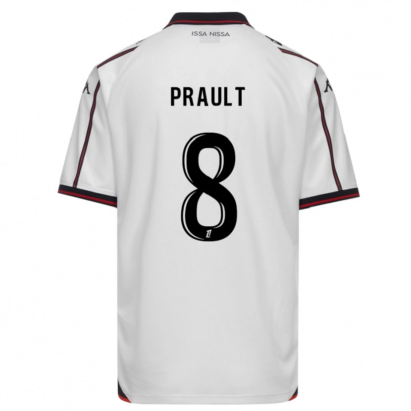 Danxen Hombre Camiseta Jade Prault #8 Negro Blanco 2ª Equipación 2026/27 La Camisa México