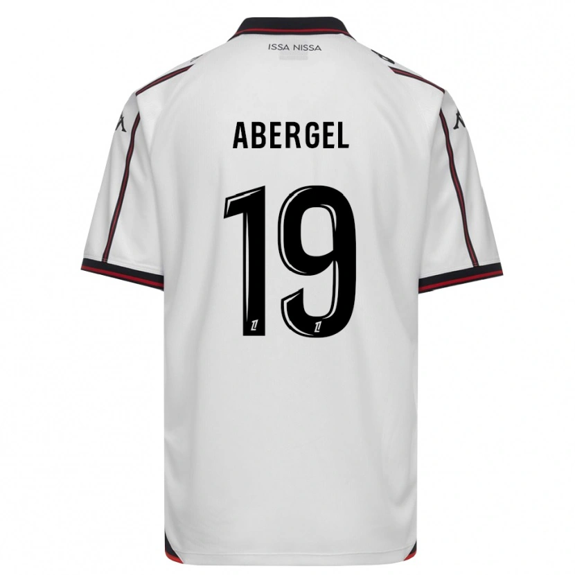 Danxen Hombre Camiseta Laurent Abergel #19 Negro Blanco 2ª Equipación 2026/27 La Camisa México