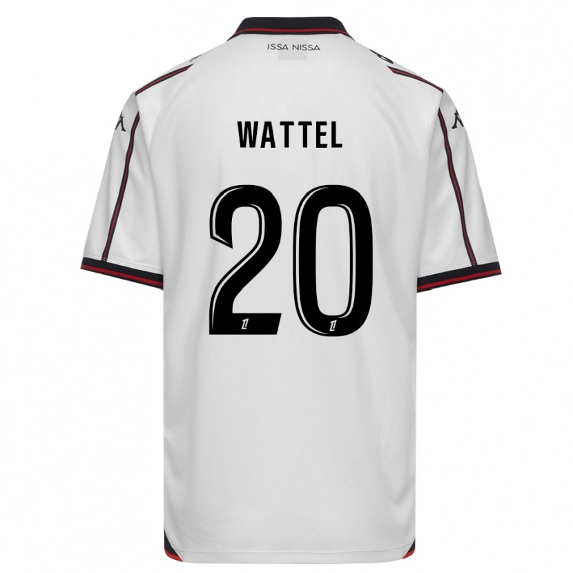 Danxen Hombre Camiseta Sami Wattel #20 Negro Blanco 2ª Equipación 2026/27 La Camisa México