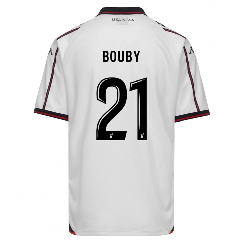 Danxen Hombre Camiseta Coline Bouby #21 Negro Blanco 2ª Equipación 2026/27 La Camisa México