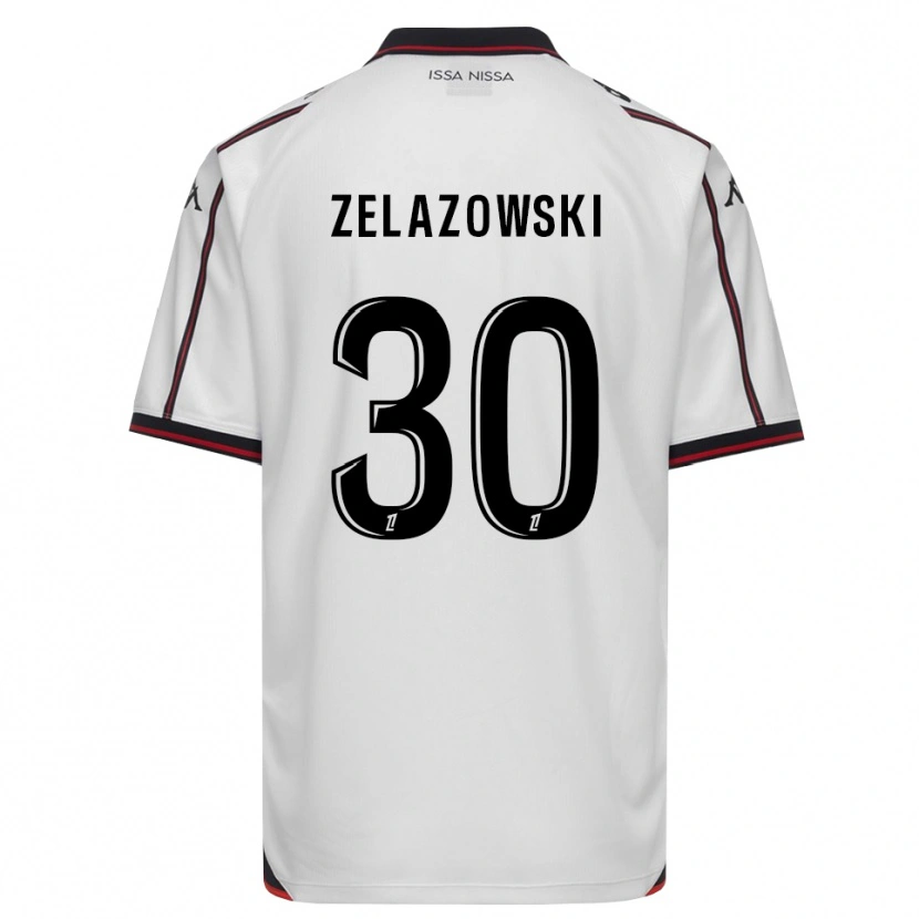 Danxen Hombre Camiseta Bartosz Zelazowski #30 Negro Blanco 2ª Equipación 2026/27 La Camisa México