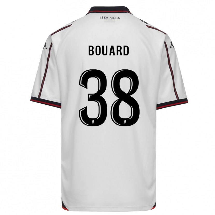 Danxen Hombre Camiseta Enguerrand Bouard #38 Negro Blanco 2ª Equipación 2026/27 La Camisa México