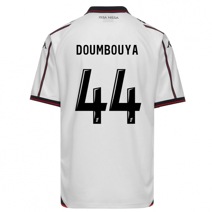 Danxen Hombre Camiseta Amidou Doumbouya #44 Negro Blanco 2ª Equipación 2026/27 La Camisa México