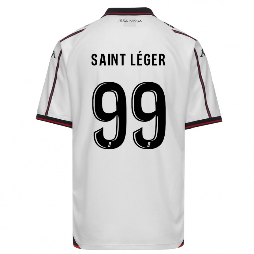 Danxen Hombre Camiseta Maureen Saint Léger #99 Negro Blanco 2ª Equipación 2026/27 La Camisa México
