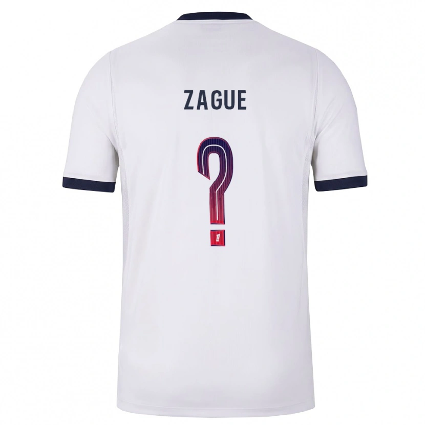 Danxen Hombre Camiseta Yoram Zague #0 Blanco Negro Rojo 2ª Equipación 2026/27 La Camisa México