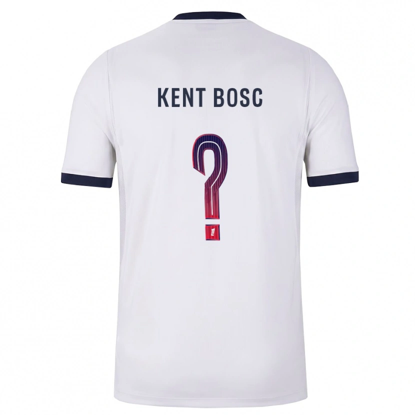 Danxen Hombre Camiseta Lou Kent Bosc #0 Blanco Negro Rojo 2ª Equipación 2026/27 La Camisa México