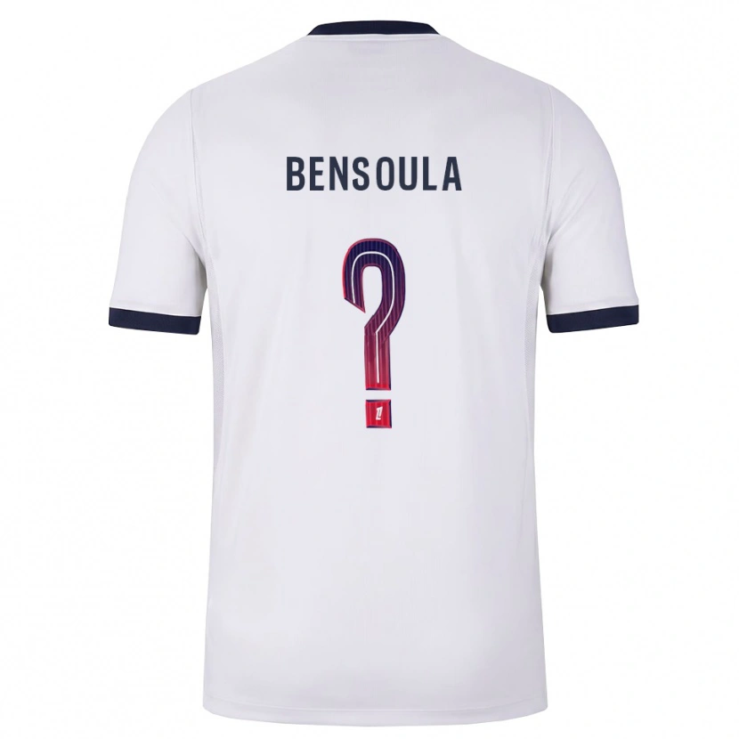 Danxen Hombre Camiseta Kamil Bensoula #0 Blanco Negro Rojo 2ª Equipación 2026/27 La Camisa México