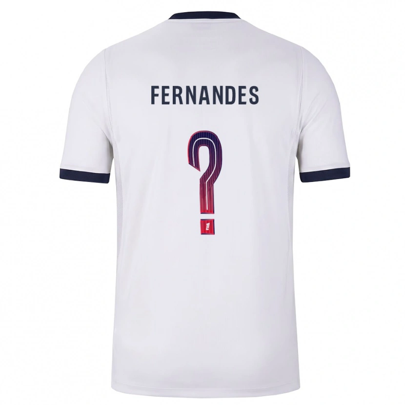 Danxen Hombre Camiseta Rafael Fernandes #0 Blanco Negro Rojo 2ª Equipación 2026/27 La Camisa México