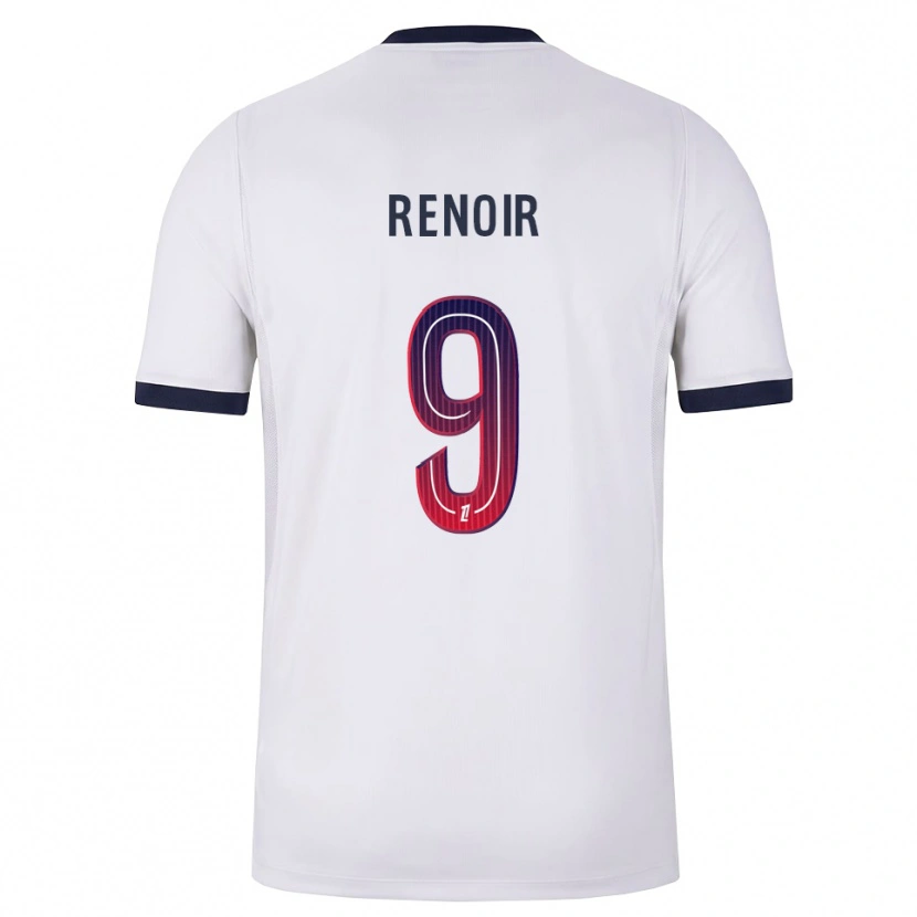 Danxen Hombre Camiseta Eddrick Renoir #9 Blanco Negro Rojo 2ª Equipación 2026/27 La Camisa México