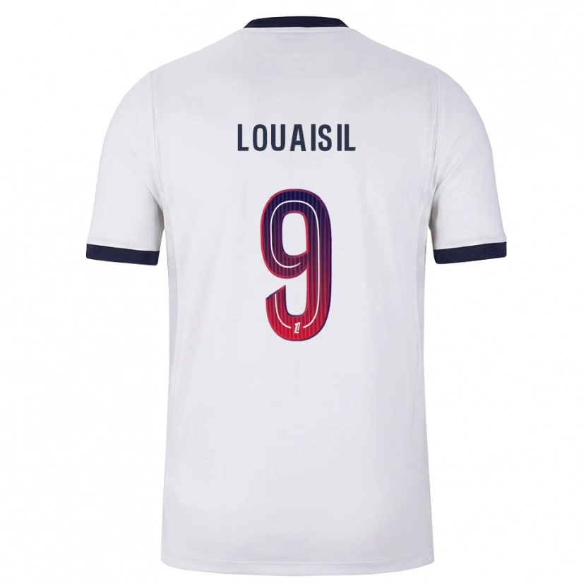 Danxen Hombre Camiseta Kévin Louaisil #9 Blanco Negro Rojo 2ª Equipación 2026/27 La Camisa México