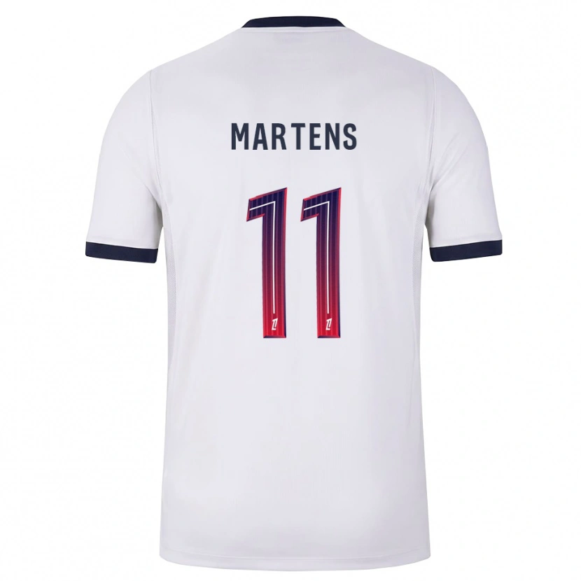 Danxen Hombre Camiseta Lieke Martens #11 Blanco Negro Rojo 2ª Equipación 2026/27 La Camisa México