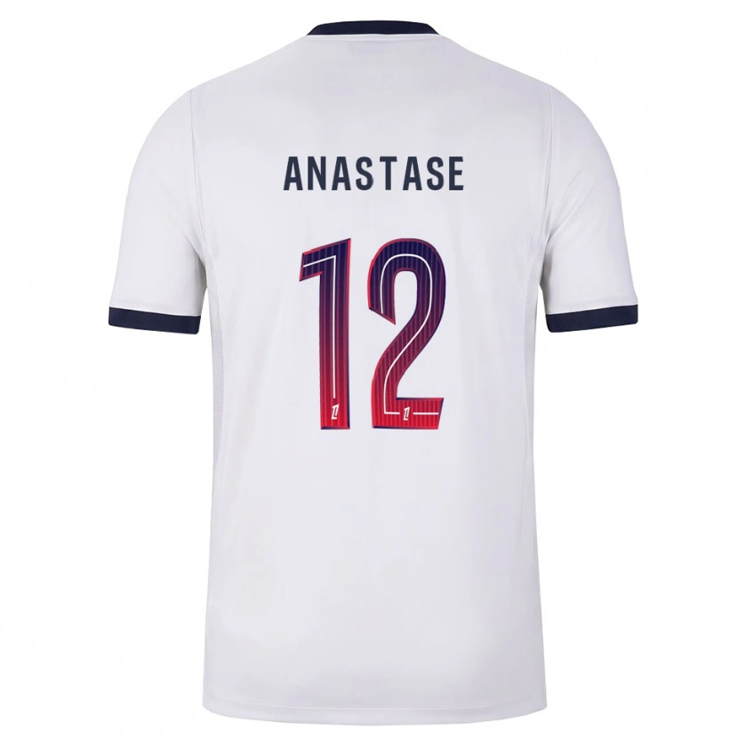 Danxen Hombre Camiseta Kenji Anastase #12 Blanco Negro Rojo 2ª Equipación 2026/27 La Camisa México