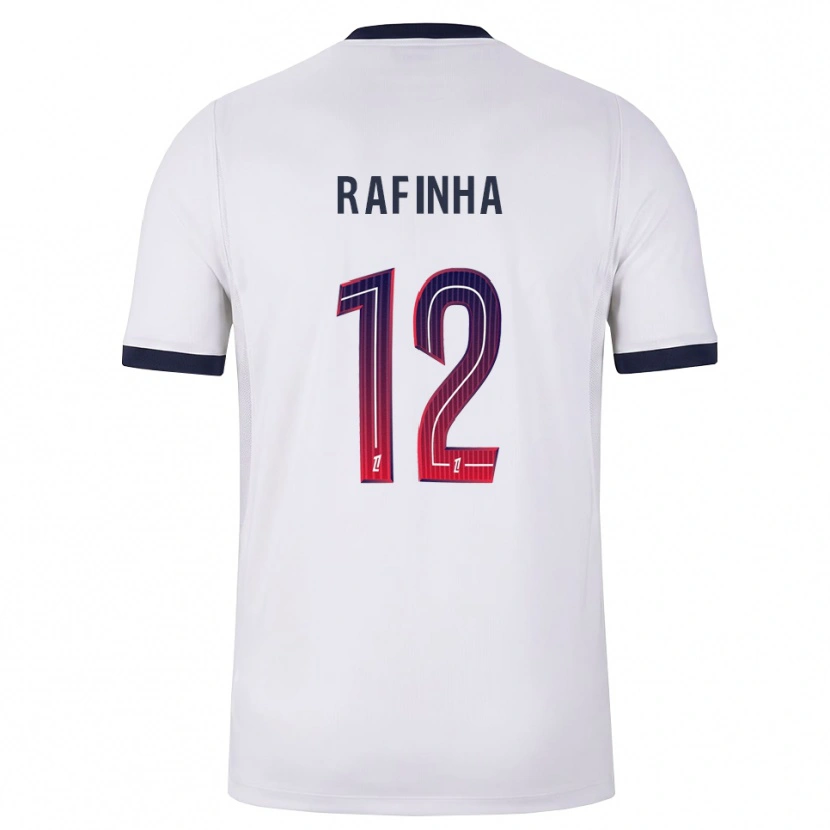 Danxen Hombre Camiseta Rafinha #12 Blanco Negro Rojo 2ª Equipación 2026/27 La Camisa México