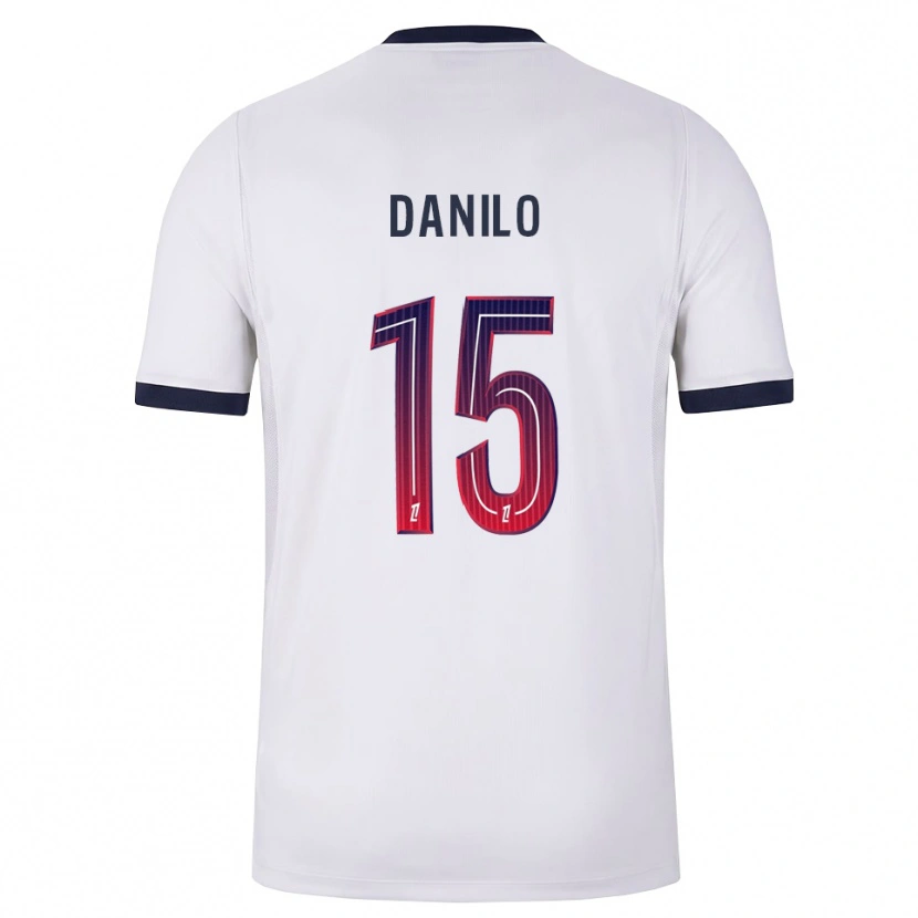 Danxen Hombre Camiseta Danilo Pereira #15 Blanco Negro Rojo 2ª Equipación 2026/27 La Camisa México