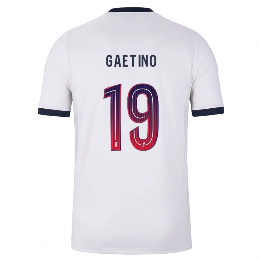 Danxen Hombre Camiseta Eva Gaetino #19 Blanco Negro Rojo 2ª Equipación 2026/27 La Camisa México