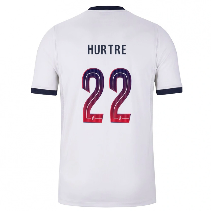 Danxen Hombre Camiseta Oceane Hurtre #22 Blanco Negro Rojo 2ª Equipación 2026/27 La Camisa México
