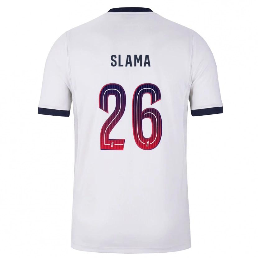 Danxen Hombre Camiseta Wassim Slama #26 Blanco Negro Rojo 2ª Equipación 2026/27 La Camisa México