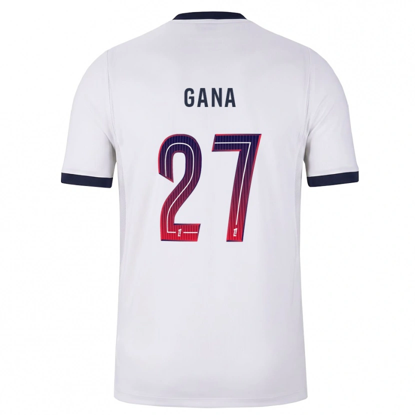 Danxen Hombre Camiseta Idrissa Gana Gueye #27 Blanco Negro Rojo 2ª Equipación 2026/27 La Camisa México