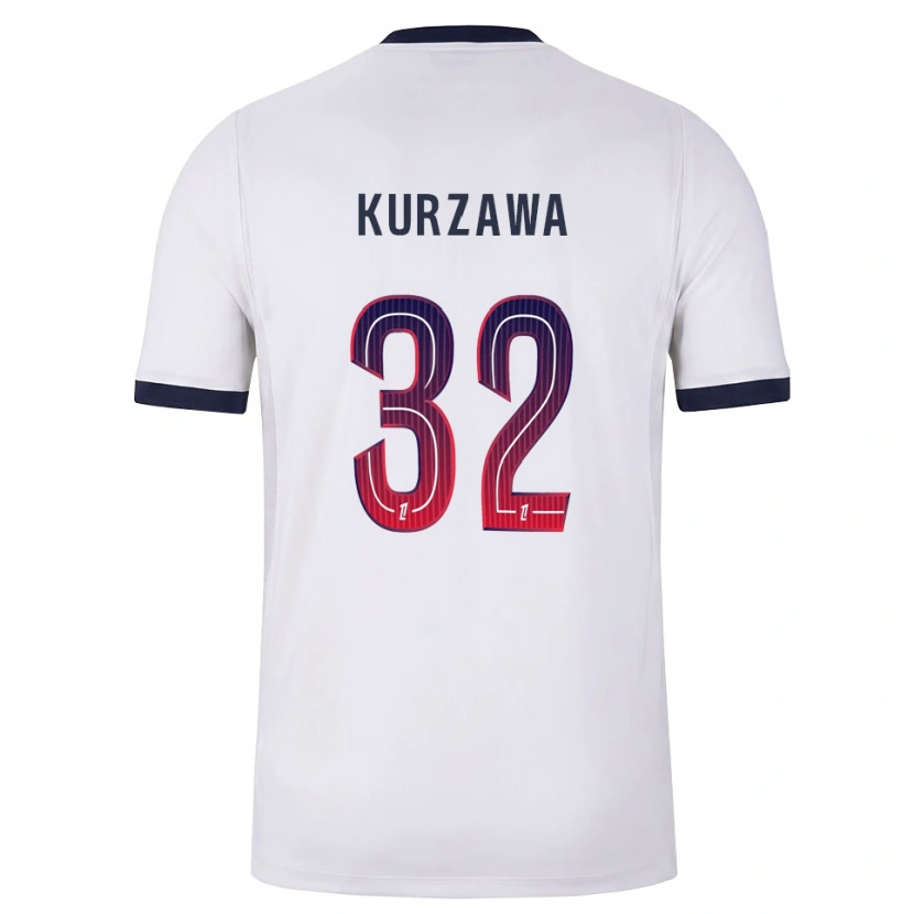Danxen Hombre Camiseta Layvin Kurzawa #32 Blanco Negro Rojo 2ª Equipación 2026/27 La Camisa México