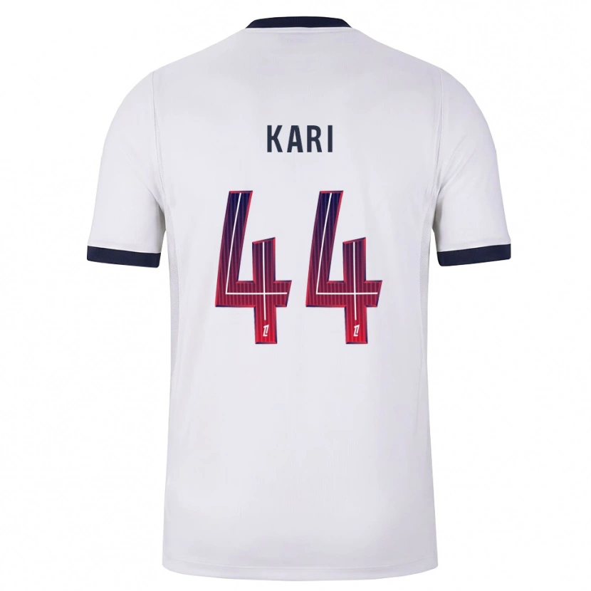 Danxen Hombre Camiseta Ayman Kari #44 Blanco Negro Rojo 2ª Equipación 2026/27 La Camisa México