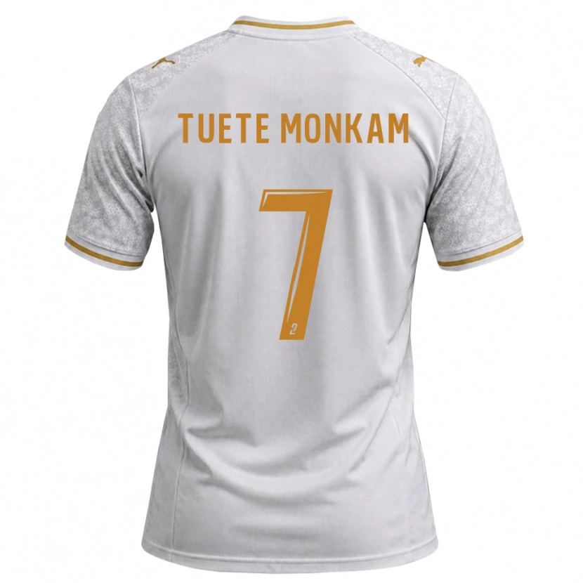 Danxen Hombre Camiseta Malcolm Tuete Monkam #7 Blanco Gris Dorado 2ª Equipación 2026/27 La Camisa México