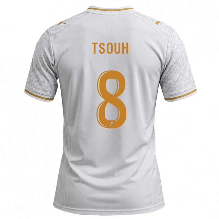 Danxen Hombre Camiseta Justin Tsouh #8 Blanco Gris Dorado 2ª Equipación 2026/27 La Camisa México