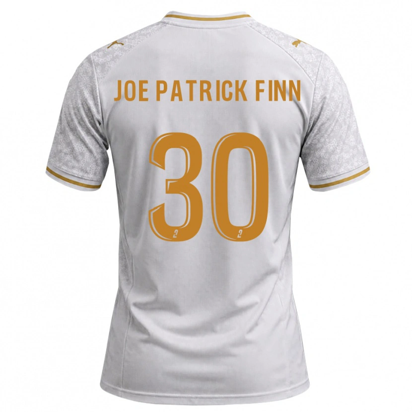Danxen Hombre Camiseta John Patrick #30 Blanco Gris Dorado 2ª Equipación 2026/27 La Camisa México