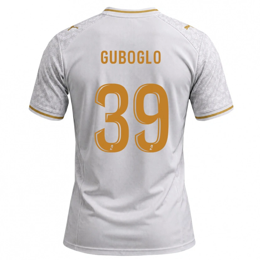 Danxen Hombre Camiseta Aleksandr Guboglo #39 Blanco Gris Dorado 2ª Equipación 2026/27 La Camisa México