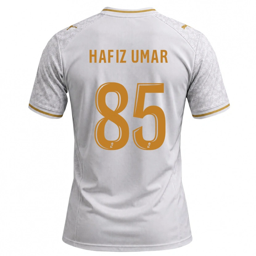 Danxen Hombre Camiseta Hafiz Umar Ibrahim #85 Blanco Gris Dorado 2ª Equipación 2026/27 La Camisa México