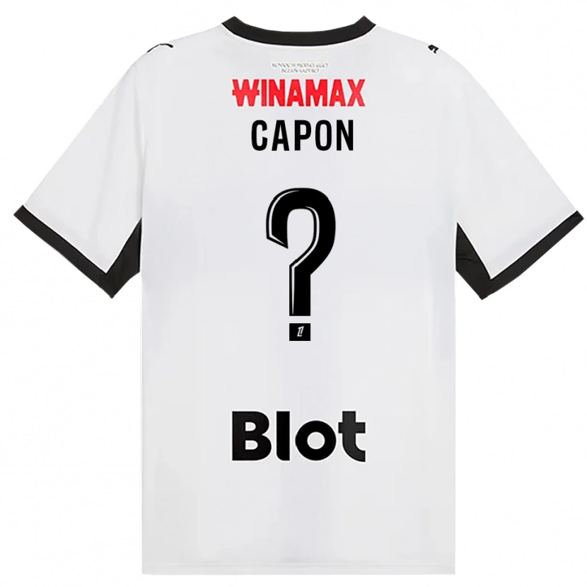Danxen Hombre Camiseta José Capon #0 Negro Blanco Rojo 2ª Equipación 2026/27 La Camisa México